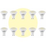 MAX-LED 10x led žarnica - sijalka gu10 7w (55w) 576 lm toplo bela 3000k Cene