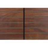 White Label Rjava omarica v orehovem dekorju 80x130x40 cm Stripes – | Shoptok.si