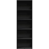 vidaXL Knjižna omara črna 60x30x189 cm inženirski les | Shoptok.si