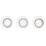 Philips 50183/31/PN - Komplet od 3 ugradne plafonske svetiljke ENNEPER 1xGU10/5,5W/230V | Eponuda.com