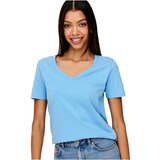 Jacqueline De Yong Majice s kratkimi rokavi CAMISETA DE PICO MUJER JDY 15239939 Modra | Shoptok.si