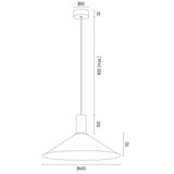  Argon 4912 - Luster na sajli MINORI 1xE27/15W/230V crna/zlatna | Eponuda.com