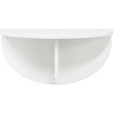  Stenska polica Visok sijaj bela 48 x 24 x 24 cm Konstruiran les, (5000201445) | Shoptok.si