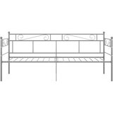  Okvir za krevet na razvlačenje sivi metalni 90 x 200 cm | shoptok.hr