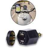Dardanar Vtič za avtomobilsko vtičnico, dvojni USB adapter za polnjenje z LED voltmetrom, (21199398) | Shoptok.si