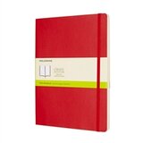 Moleskine Bilježnica XL s mekanim koricama, crvena – bez crta Cijene