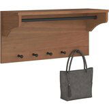vidaXL Zidna vješalica za kapute SANDNES 87x30x42 cm puno drvo bor | shoptok.hr