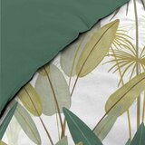 Douceur d intérieur Bela/zelena bombažna posteljnina za zakonsko posteljo/podaljšana 240x220 cm Otika – | Shoptok.si