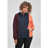 Urban Classics Women's Tripple Hoody redwine/midnightnavy Cijene