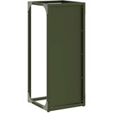 vidaXL Stalak za drva za ogrjev Maslinasto zelena 25x25x60 cm | shoptok.hr