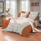 Esposa posteljnina 140/200/4 cm saten rjava, bež | Shoptok.si