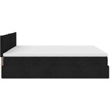 vidaXL Otomanski krevet s madracem i LED crni 180x200cm od tkanine | shoptok.hr