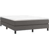  Okvir za krevet s oprugom sivi 140x200 cm od umjetne kože | shoptok.hr