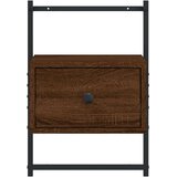 vidaXL Noćni ormarić zidni boja hrasta 35x30x51 cm konstruirano drvo | shoptok.hr