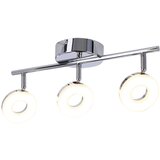 Candellux Lighting LED stropna svjetiljka u sjajno srebrnoj boji 47x16 cm Thema – | shoptok.hr