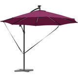  Suncobran S LED lampica Bordeaux Crvena 294 x 294 x 248 cm | shoptok.hr