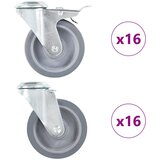  Okretni kotačići s otvorom za vijke 32 kom 100 mm | shoptok.hr