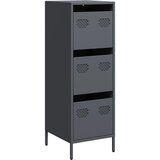 Maison Chic Visoka omara - Komoda - Predalnik antracitna 39x35x103,5 cm jeklo, (21717575) Cene