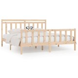  Posteljni okvir iz borovine 200x200 cm, (20644103) | Shoptok.si