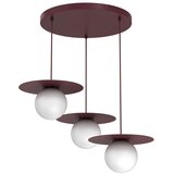 Luster na sajli FLAT 3xE27/15W/230V bordo Cene