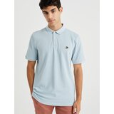 WE Fashion Majica pastelno modra / rumena / črna | Shoptok.si