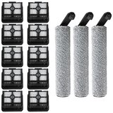 INORCO Zdruljiv Dreame H12 Pro/h12 Plus/h12 Core Soft Roller Brush Nadomestni deli Wet Dry Vakuumski sesalnik Valj Hepa Filter Dodatki, (22017185) | Shoptok.si