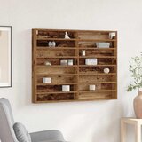  Ormar za izlaganje s policom Zidne Staro drvo 100 x 8,5 x 75 cm | shoptok.hr