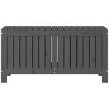  Kutija za pohranu siva 108x42 5x54 cm od masivne borovine | shoptok.hr