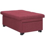  Krevet-sofa na razvlačenje Vinska crvena 194 x 50 x 82 cm | shoptok.hr