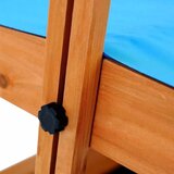  Lesena peskovnik z nastavljivim senčnikom in udobnim sedenjem, (5000354105) | Shoptok.si