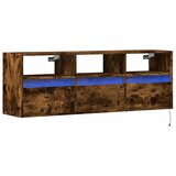  Zidni TV ormarić LED boja dimljenog hrasta 130x31x45 cm | shoptok.hr