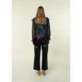 FRNCH PARIS Bluza 'Janet ' zelena / lila / oranžna / črna | Shoptok.si
