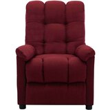  Naslonjač od tkanine crvena boja vina | shoptok.hr