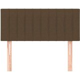  Posteljno vzglavje temno rjavo 80x5x78/88 cm blago | Shoptok.si