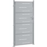  Dvorišna vrata - Vrtna vrata Srebrno 96 x 200 cm Nehrđajući čelik | shoptok.hr