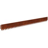  Ograda oko Travnjaka 20 pcs 103 x 10 cm Čelik Rđa | Eponuda.com