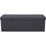 Kondela Zložljiv taburet, siva tkanina, UMINA | Shoptok.si