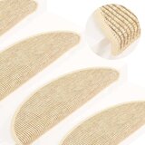  Samolepilne preproge za stopnice 15 kosov 56x17x3 cm svetlo bež, (20753411) | Shoptok.si