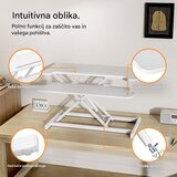 Vonhaus Standing Desk Attachment – White | shoptok.hr