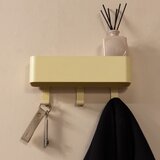Spinder Design Svetlo rumen jeklen stenski obešalnik s polico 27 cm Dax Play – | Shoptok.si