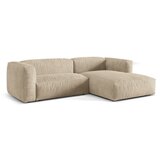 Micadoni Bež/krem kutna garnitura od bouclé tkanine (s desnim kutom) Martina – Home | shoptok.hr
