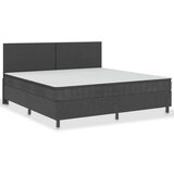  Boxspring postelja temno siva iz blaga 200x200 cm, (20644072) | Shoptok.si