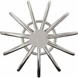  Zaštita od lišća za žljeb 8 pcs Srebrno 50 mm Nehrđajući čelik | shoptok.hr