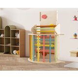  Leseno plezalo 4 v 1 s toboganom, plezalnim lokom ter plezalnim okvirjem z dvostransko rampo | Shoptok.si