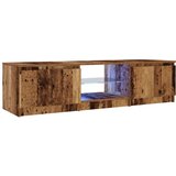 TV ormarić LED boja drva 140x40x35 5 cm konstruirano drvo | shoptok.hr