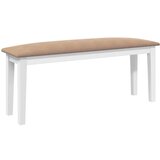  Klupa 110 cm bijela puna drvena guma | shoptok.hr