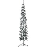  Tanka umjetna polovica božićnog drvca sa snijegom 180 cm | shoptok.hr