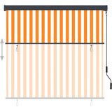  Vanjska roleta 160 x 250 cm bijelo-narančasta | shoptok.hr