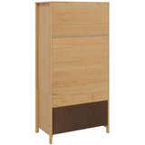 Ormarić Medeno smeđa 84 x 50 x 170 cm Čvrsto borovo drvo | shoptok.hr