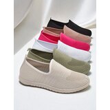 Resti Callista Women's Beige Moccasins Made of Breathable Fabric Spring Summer | Shoptok.si